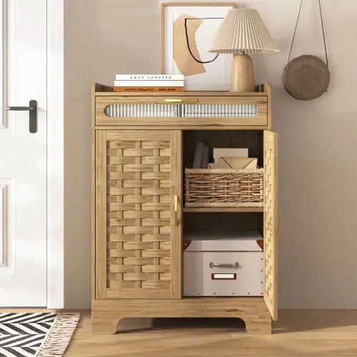 Rustic Coffee Corner Cabinet