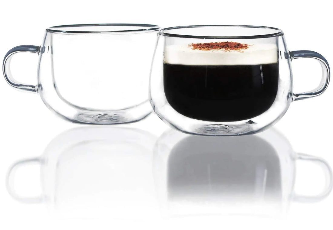 Sleek Double-Wall Espresso Cups